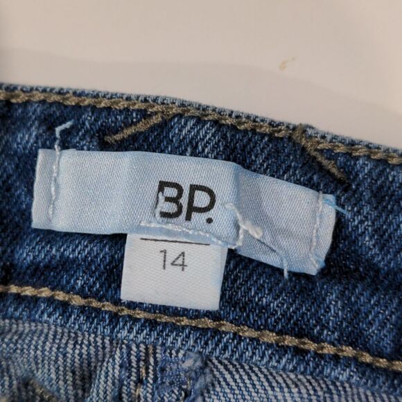 BP High Rise Straight Leg Jeans Medium Light Wash size 14 - Picture 3 of 9